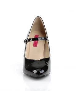 Pleaser Direct Dream 428 Black Patent Mary Jane Pumps Larger Size Shoes