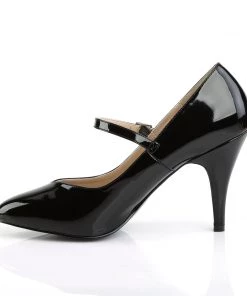 Pleaser Direct Dream 428 Black Patent Mary Jane Pumps Larger Size Shoes