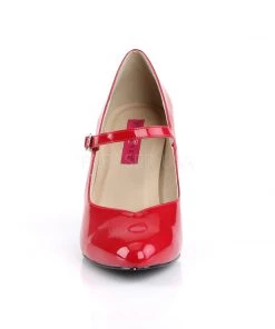 Pleaser Direct Dream 428 Red Patent Mary Jane Pumps Larger Size Shoes