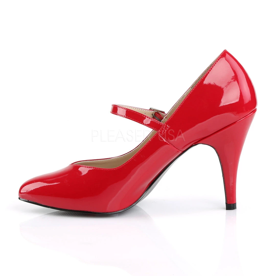 Pleaser Direct Dream 428 Red Patent Mary Jane Pumps Larger Size Shoes 3 Pleaser Direct Dream 428 Red Patent Mary Jane Pumps Larger Size Shoes