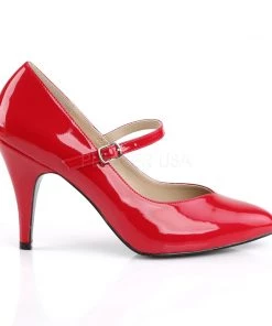 Pleaser Direct Dream 428 Red Patent Mary Jane Pumps Larger Size Shoes 9 Pleaser Direct Dream 428 Red Patent Mary Jane Pumps Larger Size Shoes