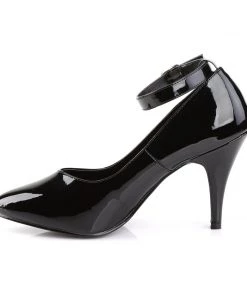 Pleaser Direct Dream 431 Black Patent Pumps Larger Size Shoes