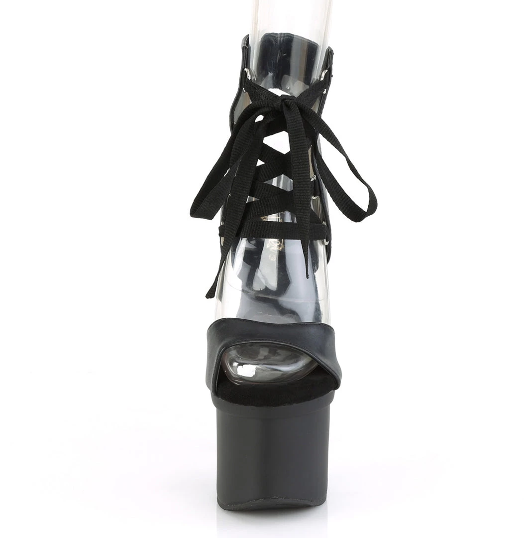 Pleaser Direct Esteem 700-14 Black Strappy Platforms 2 Pleaser Direct Esteem 700-14 Black Strappy Platforms