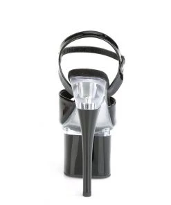 Pleaser Direct Platform Shoes Esteem 709 Black And Clear Platform High Heels 8 Pleaser Direct Platform Shoes Esteem 709 Black And Clear Platform High Heels
