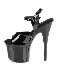 Pleaser Direct Platform Shoes Esteem 709 Black Platform High Heels 7 Pleaser Direct Platform Shoes Esteem 709 Black Platform High Heels