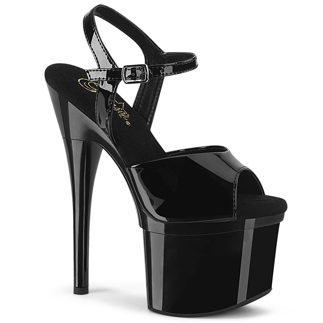 Pleaser Direct Platform Shoes Esteem 709 Black Platform High Heels 1 Pleaser Direct Platform Shoes Esteem 709 Black Platform High Heels