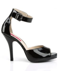 Pleaser Direct Eve 02 Black Patent High Heel Sandals Larger Size Shoes 9 Pleaser Direct Eve 02 Black Patent High Heel Sandals Larger Size Shoes