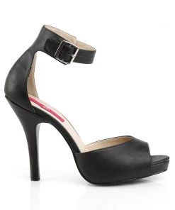 Pleaser Direct Larger Size Shoes Eve 02 Black Matte High Heel Sandals 9 Pleaser Direct Larger Size Shoes Eve 02 Black Matte High Heel Sandals