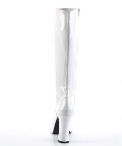 Pleaser Direct Exotica 2020 White Lace Up Platform Boots Larger Size Shoes