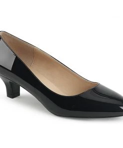 Pleaser Direct Fab 420 Black Patent Pumps Larger Size Shoes