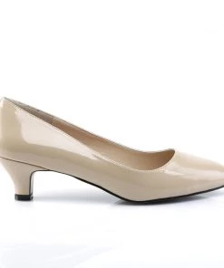 Pleaser Direct Fab 420 Nude Patent Pumps Larger Size Shoes