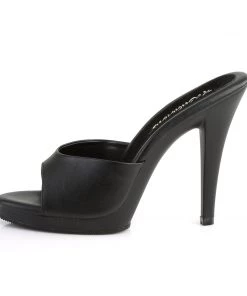 Pleaser Direct Flair 401-2 Black Matte Peep Toe Sandals Larger Size Shoes 7 Pleaser Direct Flair 401-2 Black Matte Peep Toe Sandals Larger Size Shoes