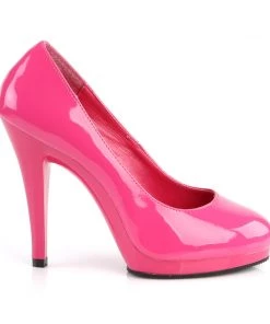 Pleaser Direct Flair 480 Hot Pink Court Shoes