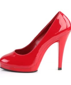 Pleaser Direct Flair 480 Red Patent Court Shoes Larger Size Shoes 7 Pleaser Direct Flair 480 Red Patent Court Shoes Larger Size Shoes