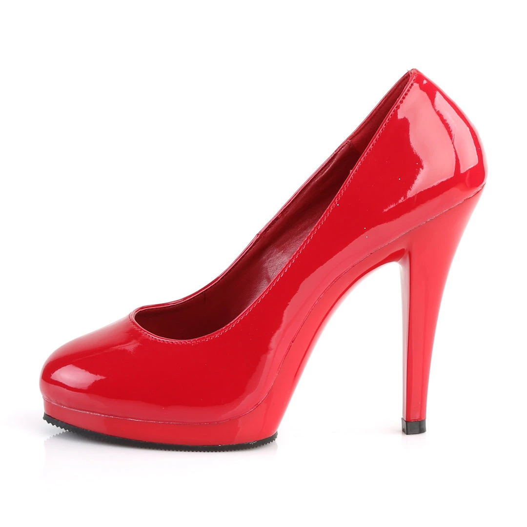 Pleaser Direct Flair 480 Red Patent Court Shoes Larger Size Shoes 3 Pleaser Direct Flair 480 Red Patent Court Shoes Larger Size Shoes