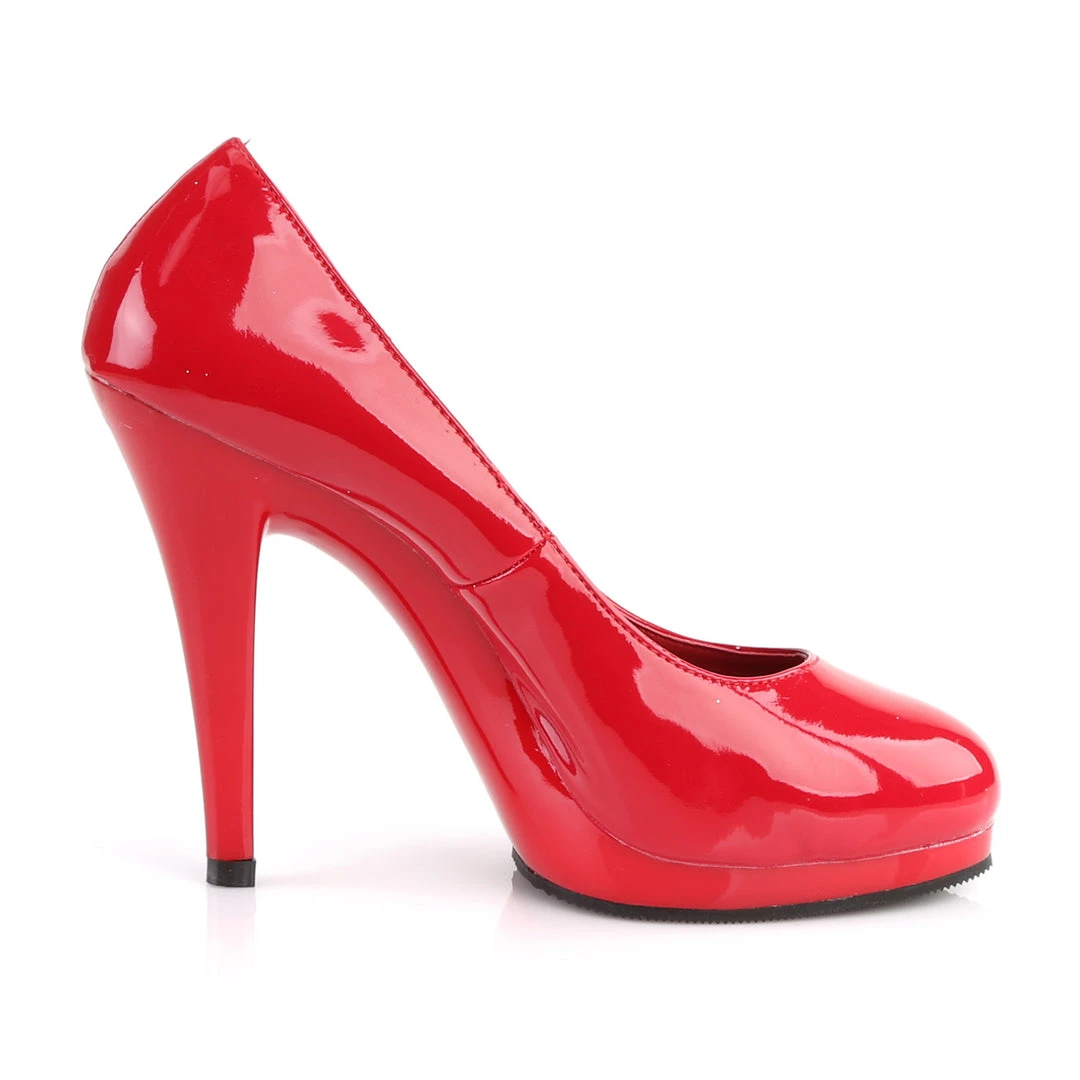 Pleaser Direct Flair 480 Red Patent Court Shoes Larger Size Shoes 5 Pleaser Direct Flair 480 Red Patent Court Shoes Larger Size Shoes