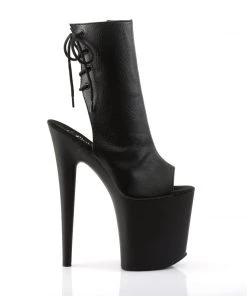 Pleaser Direct Flamingo 1018 Black Faux Leather And Matte Ankle Boots Larger Size Shoes 9 Pleaser Direct Flamingo 1018 Black Faux Leather And Matte Ankle Boots Larger Size Shoes