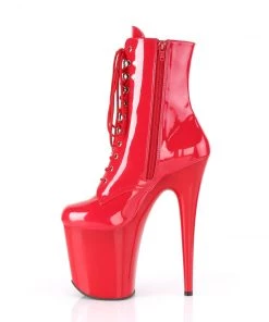 Pleaser Direct Larger Size Shoes Flamingo 1020 Red Patent Vegan Ankle Boot 7 Pleaser Direct Larger Size Shoes Flamingo 1020 Red Patent Vegan Ankle Boot