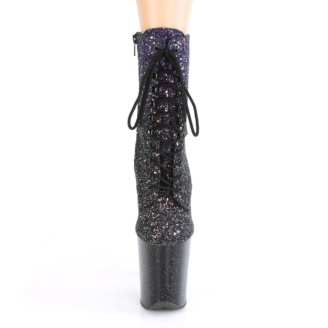 Pleaser Direct Flamingo 1020OMBG Purple And Black Platform Boots 2 Pleaser Direct Flamingo 1020OMBG Purple And Black Platform Boots