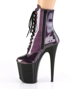 Pleaser Direct Larger Size Shoes Flamingo 1020SHG Grey And Purple Platform Boots 7 Pleaser Direct Larger Size Shoes Flamingo 1020SHG Grey And Purple Platform Boots