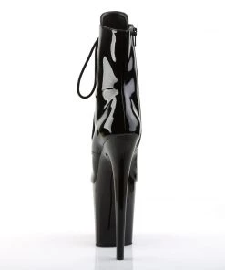 Pleaser Direct Larger Size Shoes Flamingo 1021 Black Patent Peep Toe Ankle Boots 8 Pleaser Direct Larger Size Shoes Flamingo 1021 Black Patent Peep Toe Ankle Boots