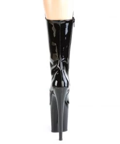Pleaser Direct Flamingo 1050 Black Patent Leather Mid-Calf Boots 8 Pleaser Direct Flamingo 1050 Black Patent Leather Mid-Calf Boots