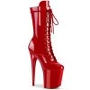 Pleaser Direct Flamingo 1050 Red Patent Mid-Calf Boots Larger Size Shoes