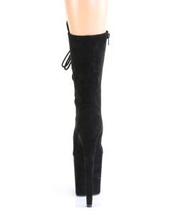 Pleaser Direct Flamingo 1050FS Black Faux Suede Mid-Calf Boots Larger Size Shoes 8 Pleaser Direct Flamingo 1050FS Black Faux Suede Mid-Calf Boots Larger Size Shoes