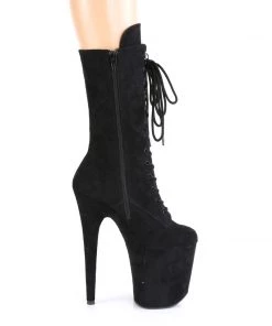 Pleaser Direct Flamingo 1050FS Black Faux Suede Mid-Calf Boots Larger Size Shoes 9 Pleaser Direct Flamingo 1050FS Black Faux Suede Mid-Calf Boots Larger Size Shoes
