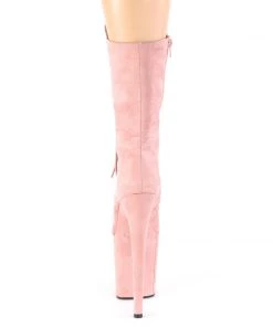 Pleaser Direct Flamingo 1050FS Baby Pink Faux Suede Mid-Calf Boots 8 Pleaser Direct Flamingo 1050FS Baby Pink Faux Suede Mid-Calf Boots