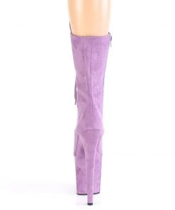 Pleaser Direct Flamingo 1050FS Lilac Faux Suede Mid-Calf Boots Larger Size Shoes 8 Pleaser Direct Flamingo 1050FS Lilac Faux Suede Mid-Calf Boots Larger Size Shoes