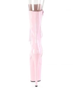 Pleaser Direct Flamingo 1051 Baby Pink Peep Toe Mid Calf Boots 8 Pleaser Direct Flamingo 1051 Baby Pink Peep Toe Mid Calf Boots