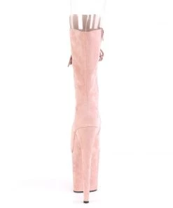 Pleaser Direct Flamingo 1051FS Blush Faux Suede Mid-Calf Boots 8 Pleaser Direct Flamingo 1051FS Blush Faux Suede Mid-Calf Boots