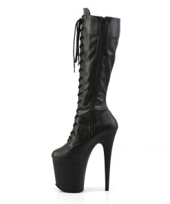 Pleaser Direct Flamingo 2023 Black Matte Boots