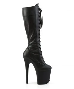 Pleaser Direct Flamingo 2023 Black Matte Boots