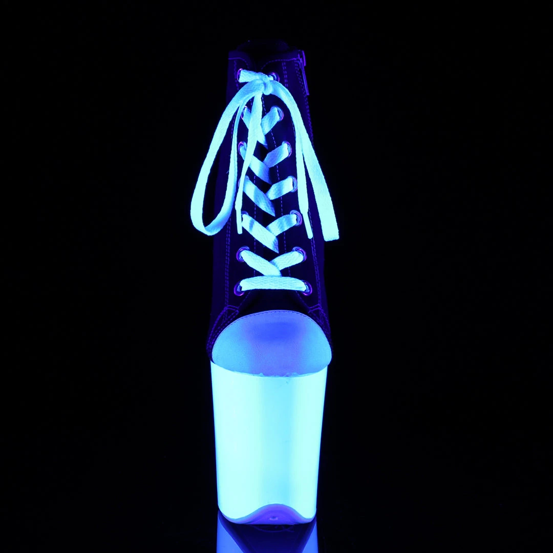 Pleaser Direct Flamingo 800SK-02 Black Sneaker Style Platforms 2 Pleaser Direct Flamingo 800SK-02 Black Sneaker Style Platforms