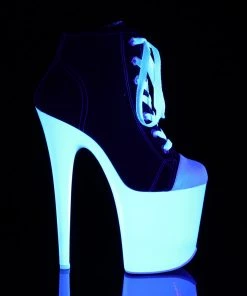 Pleaser Direct Flamingo 800SK-02 Black Sneaker Style Platforms 9 Pleaser Direct Flamingo 800SK-02 Black Sneaker Style Platforms