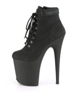 Pleaser Direct Platform Shoes Flamingo 800TL-02 Black Ankle Boots