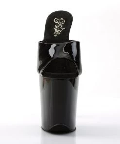 Pleaser Direct Larger Size Shoes Flamingo 801 Black Platforms