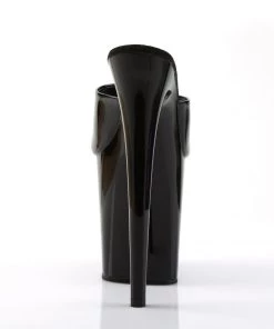 Pleaser Direct Larger Size Shoes Flamingo 801 Black Platforms