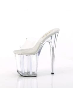 Pleaser Direct Flamingo 801 Clear Platforms