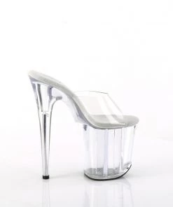 Pleaser Direct Flamingo 801 Clear Platforms