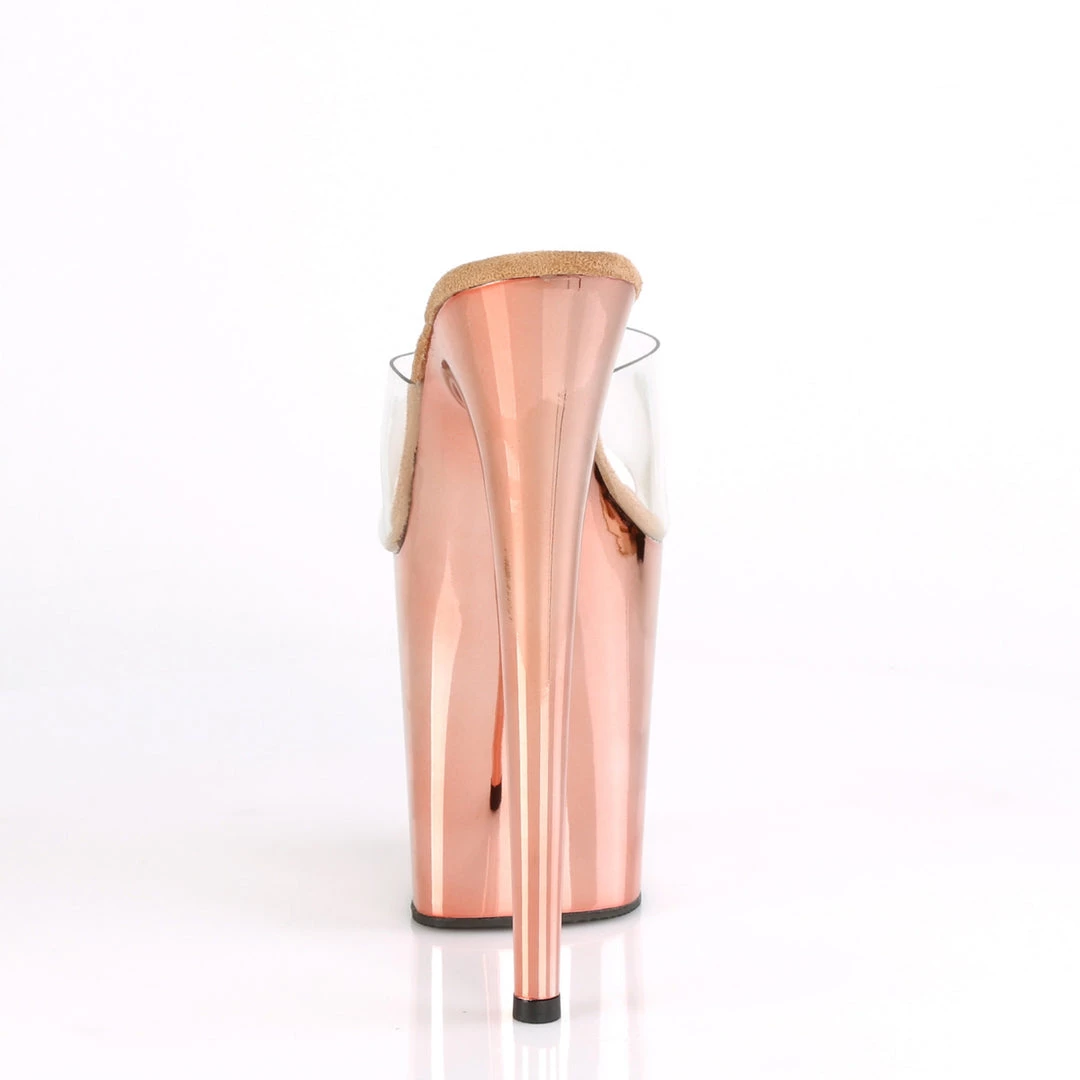 Pleaser Direct Flamingo 801 Rose Gold Chrome Platforms By Pleaser Shoes 4 Pleaser Direct Flamingo 801 Rose Gold Chrome Platforms By Pleaser Shoes