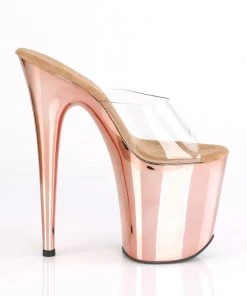 Pleaser Direct Flamingo 801 Rose Gold Chrome Platforms By Pleaser Shoes 9 Pleaser Direct Flamingo 801 Rose Gold Chrome Platforms By Pleaser Shoes