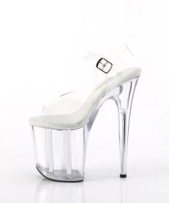 Pleaser Direct Flamingo 808 Clear Platforms