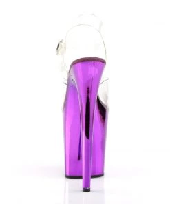 Pleaser Direct Larger Size Shoes Flamingo 808 Purple Chrome Platforms 8 Pleaser Direct Larger Size Shoes Flamingo 808 Purple Chrome Platforms