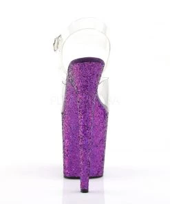 Pleaser Direct Flamingo 808LG Purple Glitter Platforms Glitter Shoes 8 Pleaser Direct Flamingo 808LG Purple Glitter Platforms Glitter Shoes