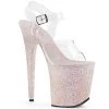 Pleaser Direct Flamingo 808LG Opal Glitter Platforms Glitter Shoes