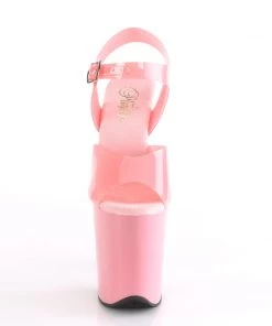 Pleaser Direct Flamingo 808 Baby Pink TPU Vegan Platform Heels