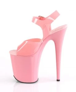 Pleaser Direct Flamingo 808 Baby Pink TPU Vegan Platform Heels
